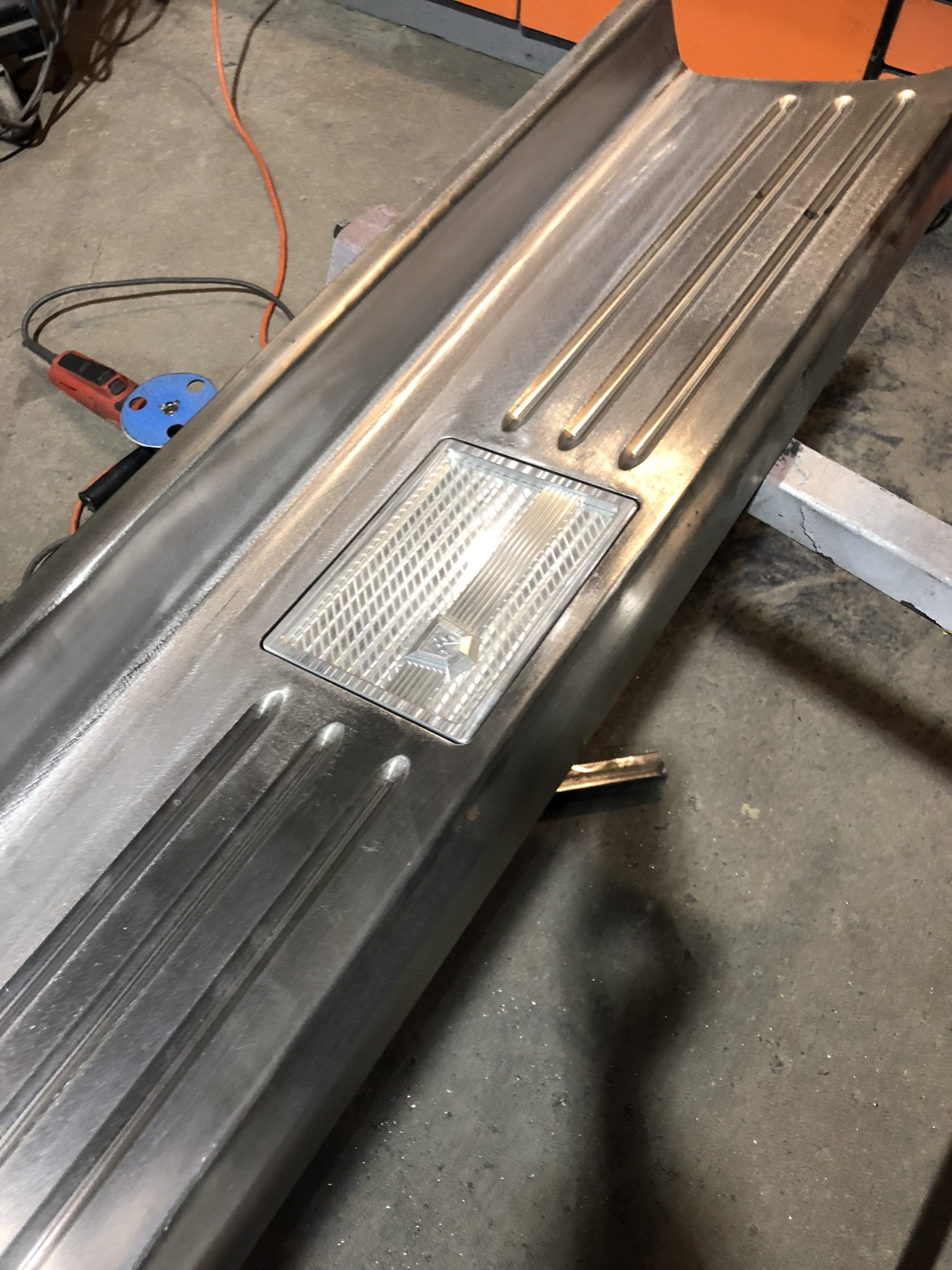 Fabricated running board