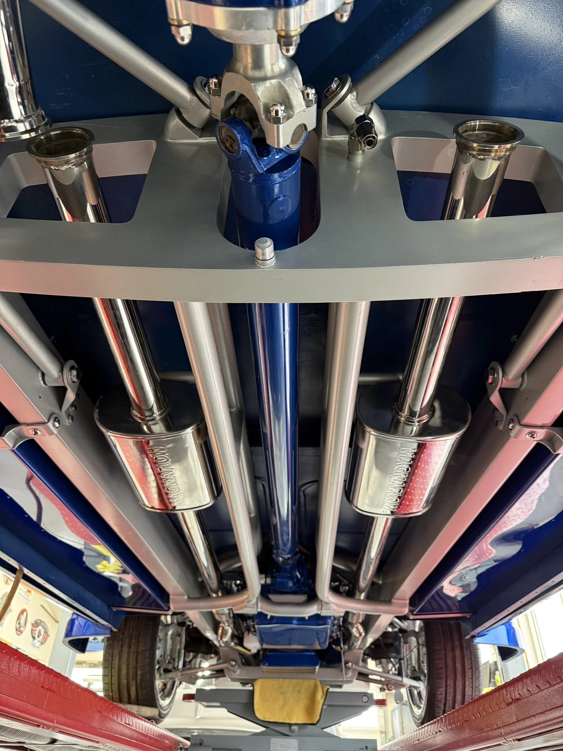 walker 48 exhaust underside