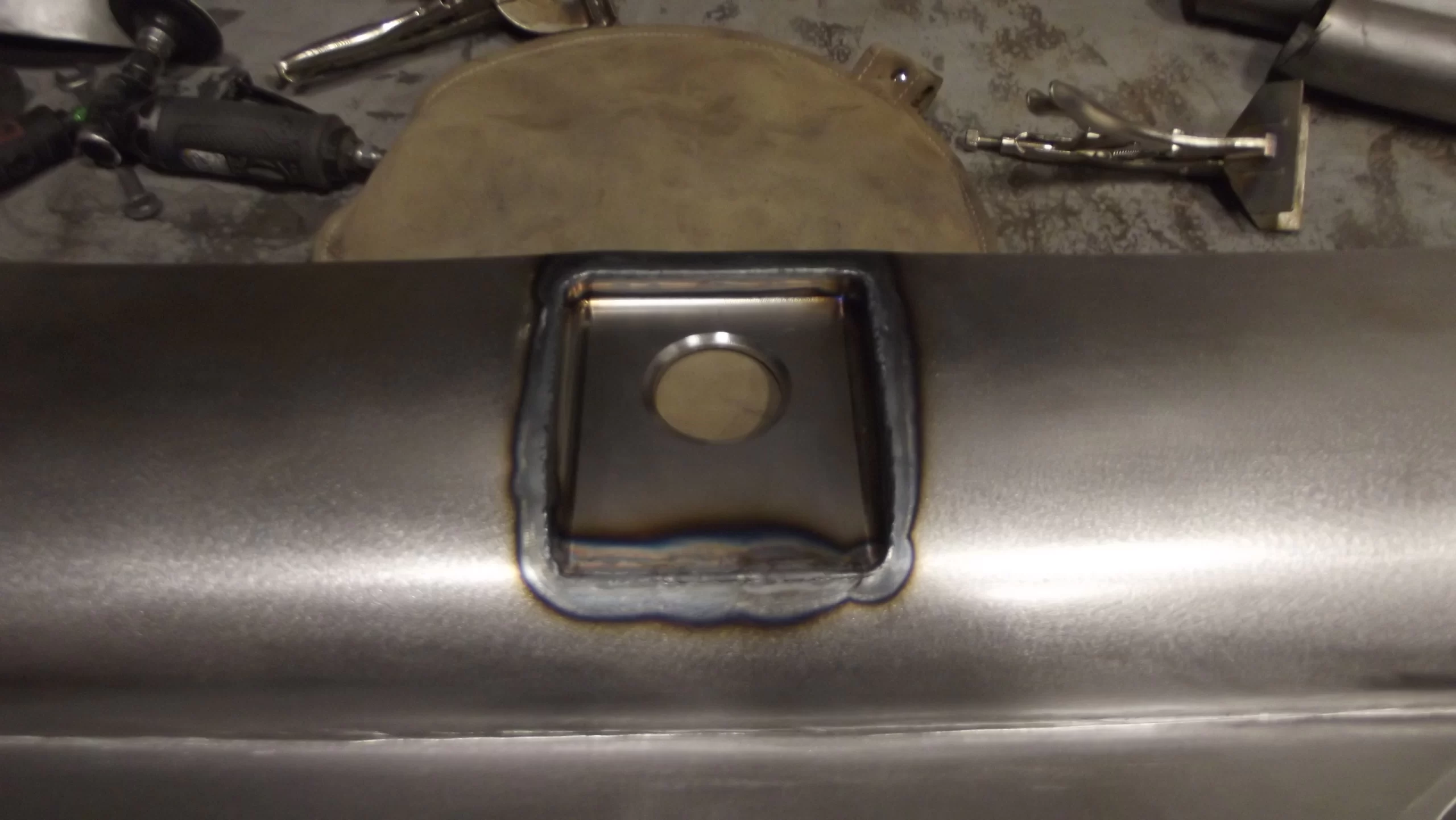 walker 48 hood latch weld